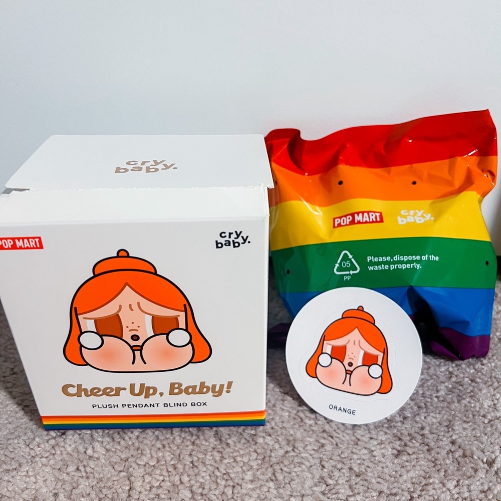 POPMART Cry Baby Cheer Up- Orange